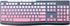 Ultra Thin Desktop PC Silicone Clear Keyboard Cover, Compatible with Logitech MK295 MK275 MK270, Gradient Pink