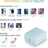 iPhone 16 Charger Block, 20W Fast Charging USB C Wall Power Adapter Cube for iPhone, iPad, Samsung - Blue