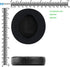 Geekria Sport Cooling-Gel Replacement Ear Pads for Alienware AW310H AW510H Headphones, Black