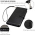 Bocasal Compatible with iPhone 12 Pro Max Wallet Case, PU Leather Kickstand Protective Wrist Strap Cover