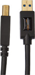 3.0 4.8Gbps 6 Amazon Basics USB-A to USB-B Cable, High-Speed with Gold-Plated Plugs, Foot, Black