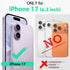 TUCCH 17 (6.3") 2025, 3 Wallet Case for iPhone Credit Card Holders, RFID Blocking, Stand, PU Leather, Shockproof TPU
