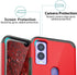 TJS Compatible for Cricket Magic 5G Case, AT&T Propel 5G Case with Tempered Glass Screen Protector, Dual Layer Hybrid