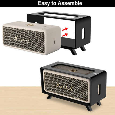 TXEsign Acrylic Desktop Stand Holder for Marshall Emberton/Emberton II/III Speaker, Table Display Shelf (Black)