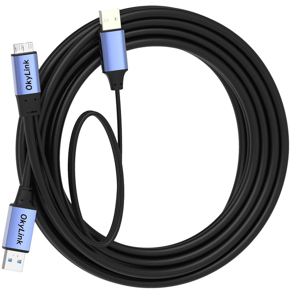 OkyLink USB 3.0 (3.2 Gen 1) A to Micro-B Male to Male