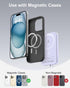 AsperX 10000mAh Pack 17/16/15/14/13/12 Magnetic Power Bank, Magnetic Portable Charger with USB-C Cable and Smart LCD