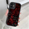 kadezia for iPhone 11 Case 6.1 inch Dark Red Rose Bouquet Step Design