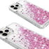 Compatible with iPhone 12 and 12 Pro Case, Bling Flowing Liquid Floating Glitter TPU Protective Case 6.1 inch