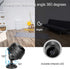 Security Camera, Intelligent Night IP Remote Monitor with Magnet Bracket, 90 Degree Wide Angle Lens for Home