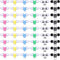 Konohan 60 Pack Wired Earbuds Bulk 6 Assorted Colors Classroom Headphones with