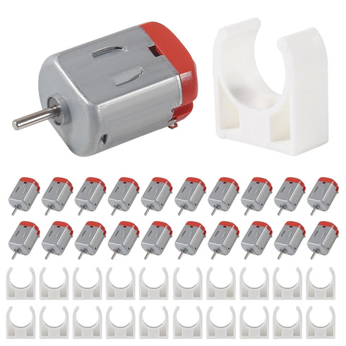 DWEII 20pcs Micro 130 DC Motor Strong Magnetic Brushed Electric DC 3V -12V