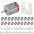 DWEII 20pcs Micro 130 DC Motor Strong Magnetic Brushed Electric DC 3V -12V