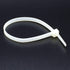 THE CIMPLE CO 7 inch White Nylon Zip Ties (Wire, Cable Ties) - Strong, Indoor and Outdoor Rated, 100 Pack