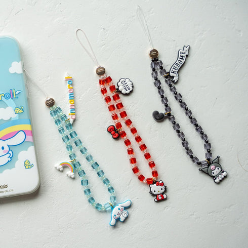 Sonix x Sanrio Phone Charm, Beaded Wristlet, Universal Phone Strap, and Detachable Cell Phone Lanyard