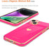 Teageo Cute Love Heart Case for iPhone 14 Plus - Luxury Plating Soft Bling Back Cover with Raised Full Camera