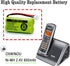 2.4v Replacement Battery Compatible with Phone CS6209 CS6219 DS6151, BT184342 BT284342 BT183348, 2-Pack