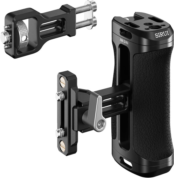 SIRUI Locating Side Handle for ARRI or NATO Mount, Lightweight Camera Cage Grip with Built-in Wrench, Cold Shoe,