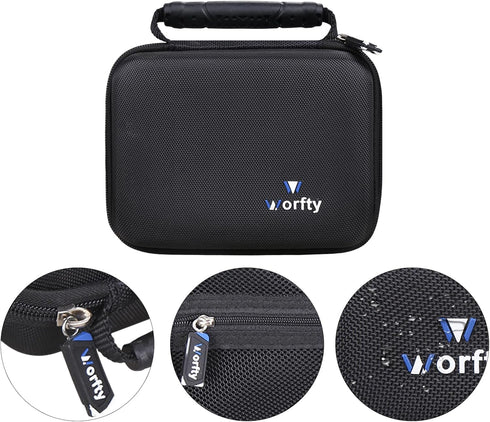 worfty 6 AX3000 AX1500 Case for TP-Link Dual-Band Wi-Fi / Travel Router - Hard Travel Protective Carrying Storage Bag