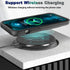 iPhone 12/iPhone 12 Pro Case (6.1in) - Black, 10FT Military Dropproof, Non-Slip Shockproof + 2 Tempered Glass