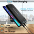 TECHSMARTER 15W Wireless Portable Charger, 10,000mAh Battery Pack, 20W USB-C, Anti-Slip Suction Cups, for iPhone