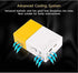 Mini Projector, 1080P Full HD Video Projector for Outdoor Home Theater, Hifi Stereo Speakers, HDMI, USB, AV