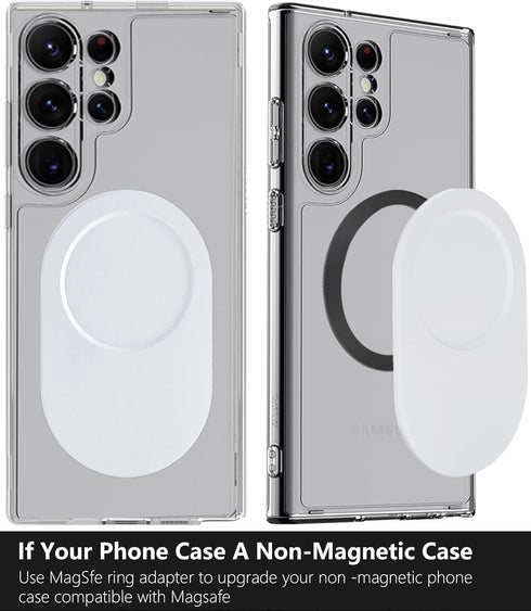 metisinno Magnetic Base Plus Compatible with PopSocket Phone Grips | Magnetic Phone Accessories for MagSafe, Ring
