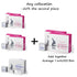 Rounded Edge Microscope Slides Kit, 50 Pcs Pre-Cleaned Blank Slides and 100 Pcs 22x22mm Square Coverslips