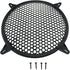 E-outstanding 10 Inch Subwoofer Speaker Waffle Grill Guard Protector Cover, Black Plastic Mesh Round Cover