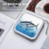 LZQPOEAS 40-Disc Bluefin Tuna Thunnus Capacity Cd Storage Wallet With Handle, Protective Travel Case For Dvds