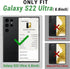 SUANPOT Samsung Galaxy S22 Ultra Wallet Case with RFID Blocking, Flip Folio Book Phone Case, Shockproof Cover for Women