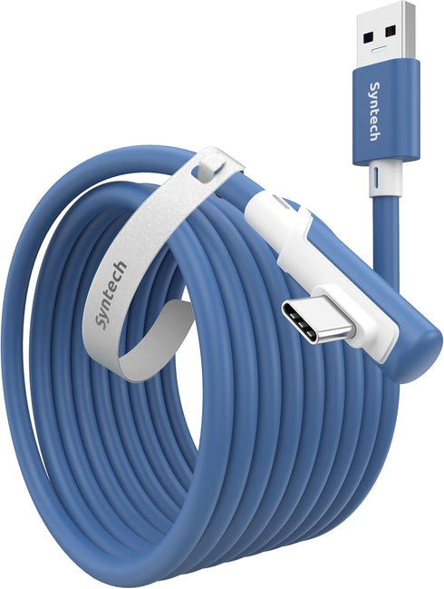 Syntech 16 FT Link Cable for Meta/Oculus Quest 3, Quest 2/Pro/Pico4, USB 3.0 to USB C for VR Headset