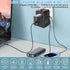 Zinalop PD20W Adapter,1 1 Universal Travel Adapter, International Power Type-C & USB-A Fast Charging Travel Charger