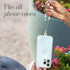 Case-Mate Phone Charm with Beaded Silver Pearls | Detachable Anti Theft Phone Strap | Hands-Free iPhone Wrist Strap for