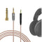 GEEKRIA Apollo Silver-Plated Upgrade Audio Cable – Compatible with Sennheiser HD620S, HD599, HD598 Headphones, 2.5mm