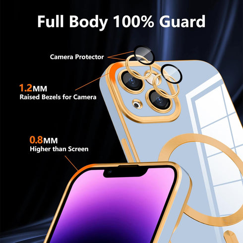 Magnetic Case for iPhone SE 3rd/2nd Gen, iPhone 8/7, Luxury Cute Soft TPU Anti-Scratch Slim Fit Shockproof Case, Pink