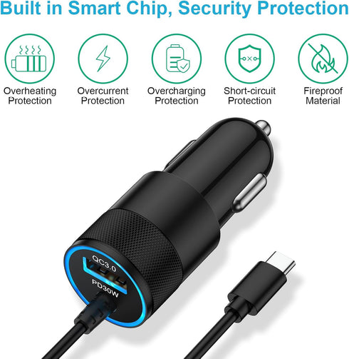 Samsung Galaxy Z Fold Flip 6 5 4 3 USB C Fast Phone Charger, S24 S23 S22 S21 S20+ S10e Ultra FE Plus, Wall Charger with