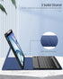 MoKo Keyboard Case for iPad Air 13 Inch with Keyboard M2 2024, Multi-Angle Magnetic Stand Cover, Detachable Bluetooth