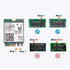 WiFi 6E AX210 NGW Wireless Card M.2 2230/NGFF with Bluetooth 5.3, 5400Mbps Tri-Band AX210 WiFi Chip Adapter