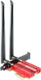 WiFi Card 5400Mbps PCIe WiFi 6E Card, Bluetooth 5.2, Intel WiFi 6E AX210 Chip, Tri-Bands Wireless WiFi 6 Card
