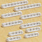 USB Cable Organizer Clips, 10 Packs (3-5-7-Slots) White Self Adhesive Cord Holder for Desk Cable Management