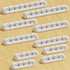 USB Cable Organizer Clips, 10 Packs (3-5-7-Slots) White Self Adhesive Cord Holder for Desk Cable Management