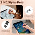 YITIAOXIAOYU 10 2 1 PCS Stylus Pen for Touchscreen, Lightweight in Dual-Tip Design, for Drawing, Note-Taking & Gaming