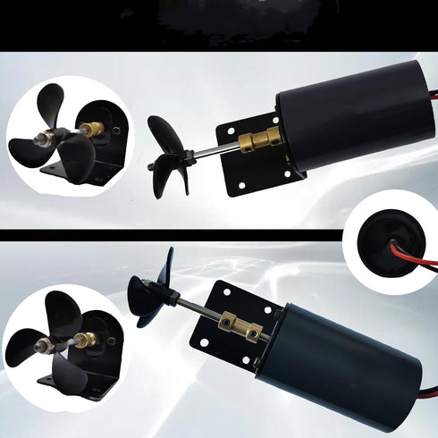 545 50T GLOGLOW Brush Motor, Excellent Thrust Impact Performance High Efficiency RC Underwater Thruster RC Accessory