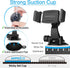 APPS2Car Adjustable Arm Suction Cup Phone Holder for Car, Low Profile Dashboard Mount Compatible w/All iPhone & Android