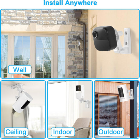 UTEBIT 2 Pack Wall Mount for Blink, Adjustable Mount Bracket for Blink Outdoor Camera, 360 Degree Holder
