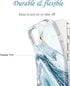 JIAXIUFEN Gold Sparkle Glitter Case, Compatible with iPhone 12 mini, Marble Design Slim Shockproof TPU Cover
