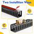 REFLYING 123in 1.57" Hx1.57"W, 15.4''L(8 Open Slot Wiring Raceway Cable Duct, Cable Management Channel Cord Track,Desk