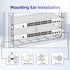 19" Rack Mount Kit for 17.3 inch Wide Switches - Compatible with Buffalo Tech, Dell, Cisco, and More