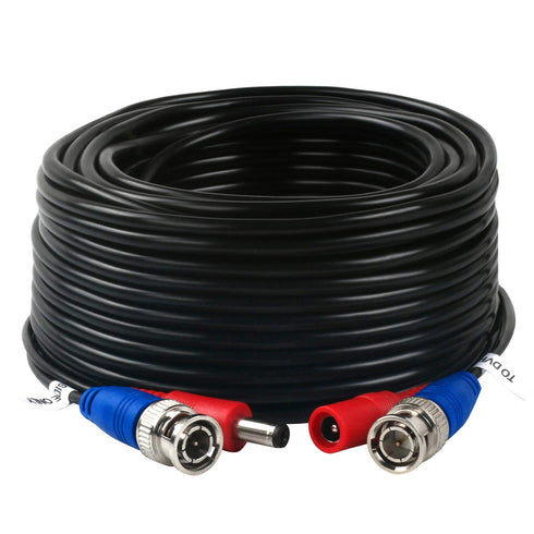 2 Pack 60 Feet BNC Video Power Cable,BNC Extension Wire Security Camera Wire with Connectors for CCTV Camera DVR