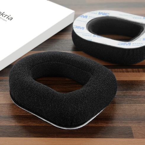 Geekria Comfort Velour Replacement Ear Pads for Astro A10 Gaming Headset, Black